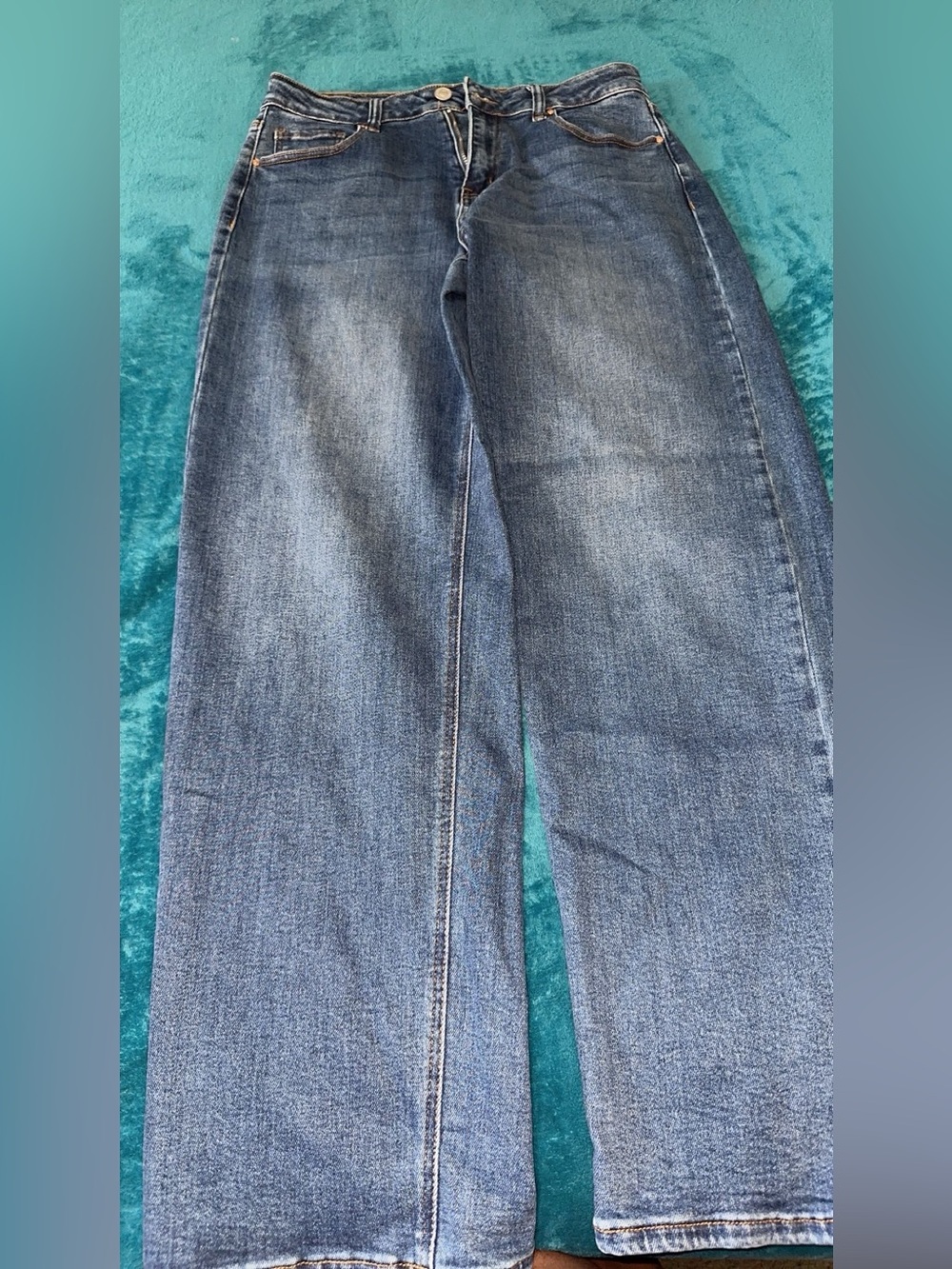 Wax Jean Women's Classic Blue Wide-Leg Jeans